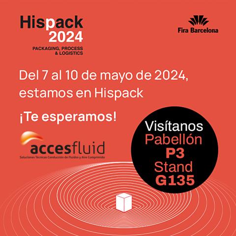 ACCESFLUID estará presente en Hispack 2024