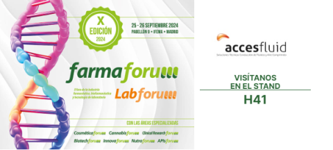 ACCESFLUID ESTARÁ PRESENTE EN FARMAFORUM, MADRID